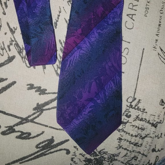 Christian Dior Tie (Purple) - Picture 1 of 3